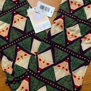BNWT LuLaRoe vintage holiday leggings TC2